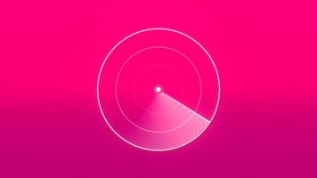 Simple background with line on radar. Motion. Colorful bright background with navigation radar. Simple background with moving navigation radar video