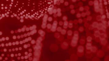 Glittering fabric with particles. Design. Waving cloth with shining particles. video