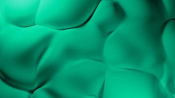 Abstract bubble shapes under liquid substance in smooth motion. Design. Calm relaxing monochrome background. video