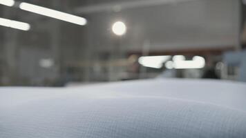 Fabric processing at a textile factory combines modern technology with craftsmanship video