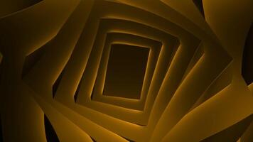 Red and yellow background. Design. A bright portal made in 3d format that creates the effect of hypnosis. video