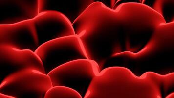 Abstract moving entrails of human body. Design. Motion of guts, concept of science. video