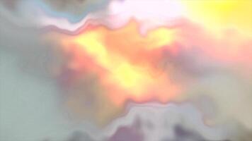 Animation of moving flickering spots. Motion. Foggy background with flickering light flashes. Colorful spots twinkle in fog video