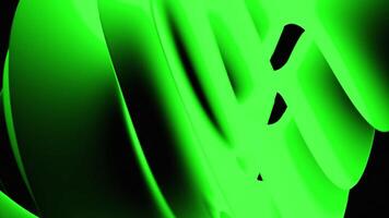 Spinning complex 3D figure on a black background. Design. Spinning on a black background colorful object. video
