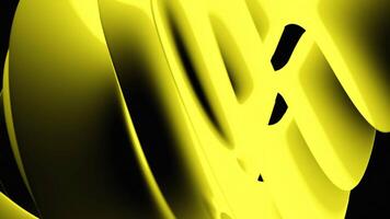 Abstract rotating heart of an alien creature. Design. Spinning 3d heart shape isolated on a black background. video