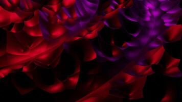 Bright colored undulating canvases. Design. Multi-colored animation that sways in different directions. video