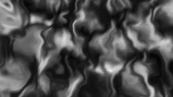 Grey and pink background made in animation. Motion. Glossy gasoline blots made in 3d format illuminated by light. video