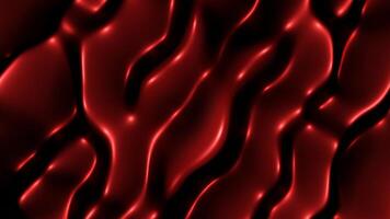 Rotating liquid ripples with lines. Design. 3D liquid with ripples rotates and stretches. Ripple lines on surface of liquid with effect of rotation video