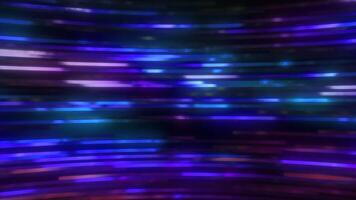 Fast flow of glitch lines. Motion. Bright shimmering lines in colorful cyber background. Stream of flashing stripes with glitch effect video