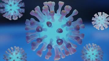 Virus, bacteria, cell infected organism, virus abstract background. Design. Concept of medicine and science. video
