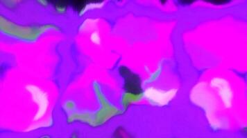 Purple and blue blob. Motion. Glaring blots made in animation that shine. video