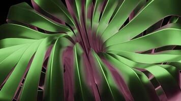 Green and purple lines. Design. Swaying lines made in animation that move. video