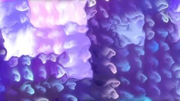 Purple and pink blurred patterns. Motion. Bright spilled liquids made in computer graphics with highlights. video