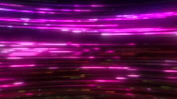 Fast flow of glitch lines. Motion. Bright shimmering lines in colorful cyber background. Stream of flashing stripes with glitch effect video