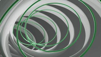 Abstract flight inside hypnotic oval shaped tunnel. Design. Wide and narrow stripes creating optical illusion. video