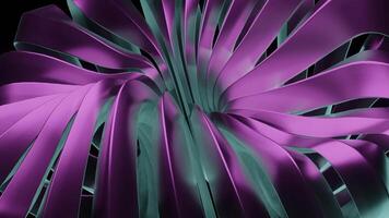 Pink-gray moving lines. Design. Light animation with sliding lines. video