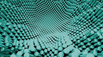 Abstract cubic background. Design. Wavy 3D surface of squared shapes. video