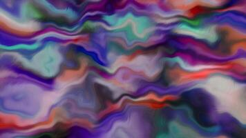 Grey and pink background made in animation. Motion. Glossy gasoline blots made in 3d format illuminated by light. video