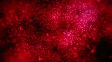 Background with flashing round spots of bacteria. Motion. Lots of flashing round bacteria in painful environment. Appearing round highlights in space video
