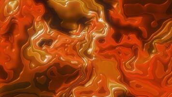 Moving pattern of liquid layers. Motion. Glowing layers of moving fluid in pattern. Spots moving in fluid flow with layers video