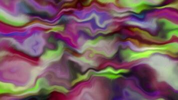 Grey and pink background made in animation. Motion. Glossy gasoline blots made in 3d format illuminated by light. video