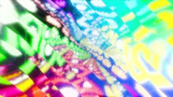 Hypnotizing patterns. Motion. Multicolored patterns flashing made in 3d format. video