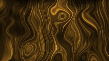 Golden retro wavy screen with moving shapes. Motion. Monitor with blinking colorful wavy lines. video