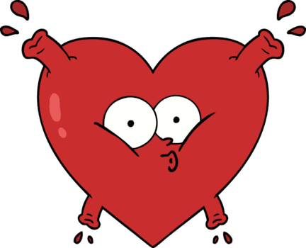 cartoon heart drawing png