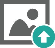 Upload icon symbol image vector