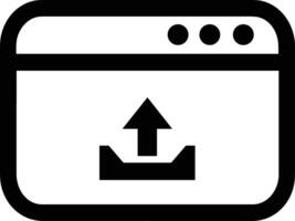Upload icon symbol image vector