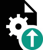 Upload icon symbol image vector