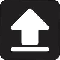 Upload icon symbol image vector