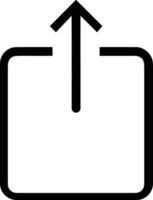 Upload icon symbol image vector