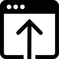 Upload icon symbol image vector