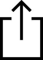 Upload icon symbol image vector