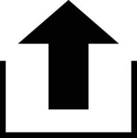 Upload icon symbol image vector