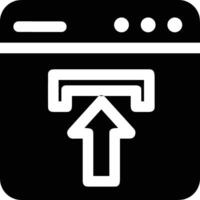 Upload icon symbol image vector