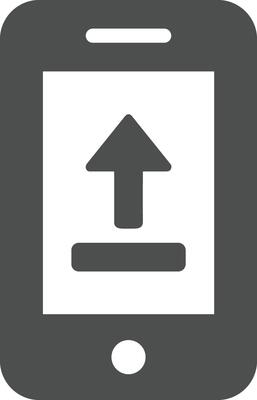 Upload icon symbol image