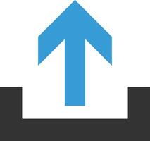 Upload icon symbol image vector
