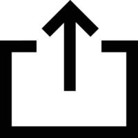 Upload icon symbol image vector