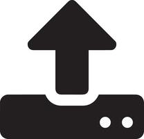 Upload icon symbol image vector