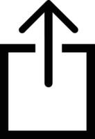 Upload icon symbol image vector