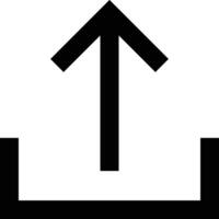 Upload icon symbol image vector