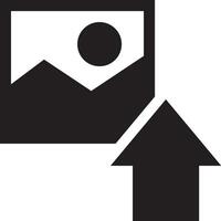 Upload icon symbol image vector