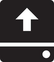 Upload icon symbol image vector