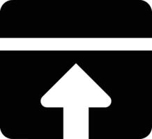 Upload icon symbol image vector