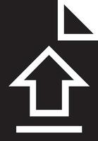Upload icon symbol image vector