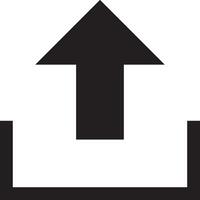 Upload icon symbol image vector