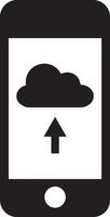 Upload icon symbol image vector
