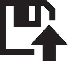 Upload icon symbol image vector